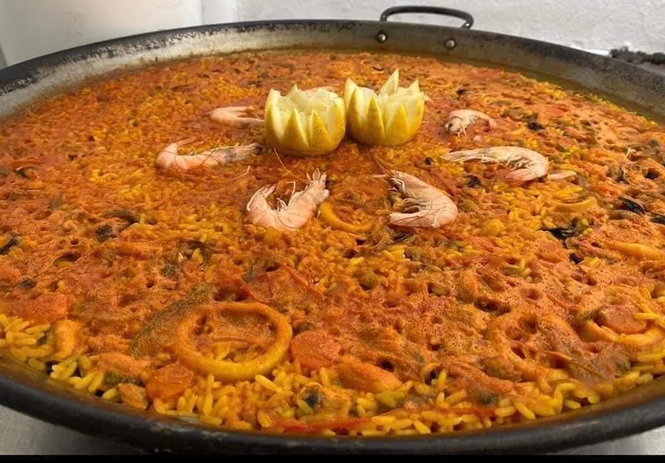 Ración paella de marisco